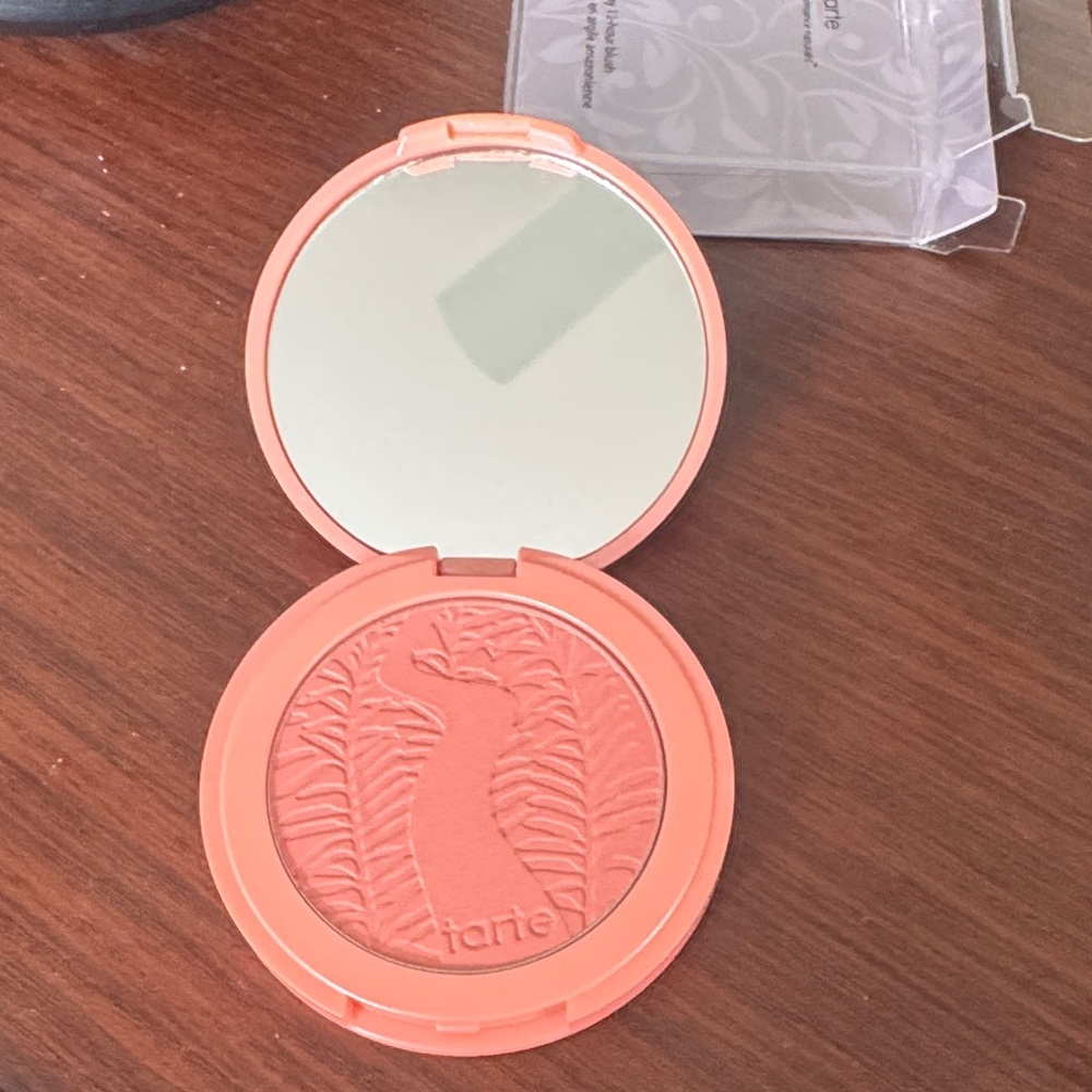 tarte Coral Peach Compact Blush with Mirror